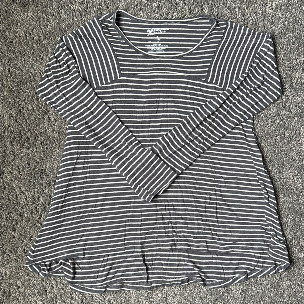 Striped Long Sleeve Top